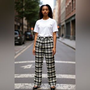 White House Black Market Plaid Pants